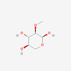 molecular formula C6H12O5 B15178881 2-O-Methyl-alpha-D-xylopyranose CAS No. 80299-47-4