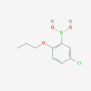molecular formula C9H12BClO3 B151789 (5-Chloro-2-propoxyphenyl)boronic acid CAS No. 849062-29-9