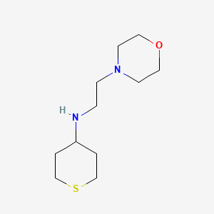 molecular formula C11H22N2OS B1517892 N-[2-(morpholin-4-yl)ethyl]thian-4-amine CAS No. 1153349-05-3