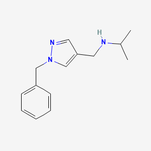 [(1-benzyl-1H-pyrazol-4-yl)methyl](propan-2-yl)amine