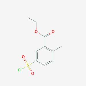 Ethyl 5-(chlorosulfonyl)-2-methylbenzoate