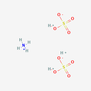molecular formula H7NO8S2 B15179128 Ammonium trihydrogen disulphate CAS No. 35089-90-8