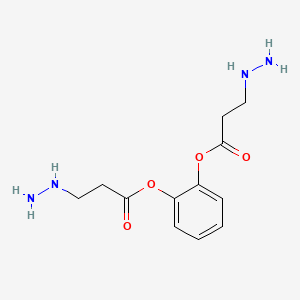 molecular formula C12H18N4O4 B15179158 3,3'-(1,2-Phenylenebis(oxy))dipropionodihydrazide CAS No. 88515-91-7