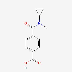 4-[Cyclopropyl(methyl)carbamoyl]benzoic acid