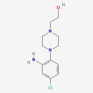 2-[4-(2-Amino-4-chlorophenyl)-1-piperazinyl]-1-ethanol