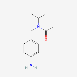 N-[(4-aminophenyl)methyl]-N-(propan-2-yl)acetamide