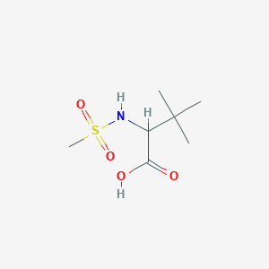 molecular formula C7H15NO4S B1517927 2-甲磺酰胺基-3,3-二甲基丁酸 CAS No. 1600940-76-8
