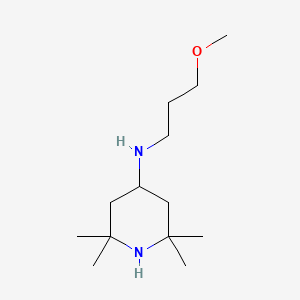 molecular formula C13H28N2O B15179321 N-(3-Methoxypropyl)-2,2,6,6-tetramethylpiperidin-4-amine CAS No. 78014-22-9