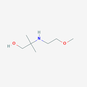 molecular formula C7H17NO2 B1517936 2-[(2-Methoxyethyl)amino]-2-methylpropan-1-ol CAS No. 1156380-97-0