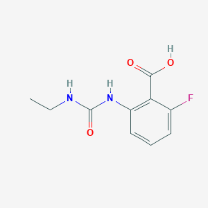2-[(Ethylcarbamoyl)amino]-6-fluorobenzoic acid