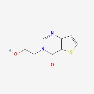 molecular formula C8H8N2O2S B1517940 3-(2-hydroxyethyl)-3H,4H-thieno[3,2-d]pyrimidin-4-one CAS No. 1155610-54-0