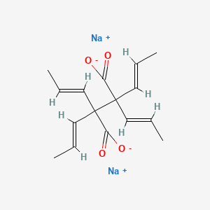 molecular formula C16H20Na2O4 B15179423 Disodium (tetrapropenyl)succinate CAS No. 94086-60-9