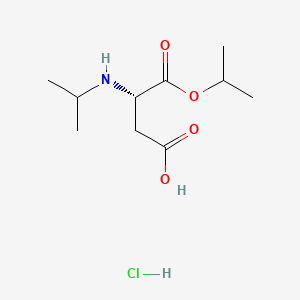 molecular formula C10H20ClNO4 B15179444 Diisopropyl L-aspartate hydrochloride CAS No. 85391-04-4