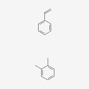molecular formula C16H18 B15179501 Distyrylxylene CAS No. 68411-40-5