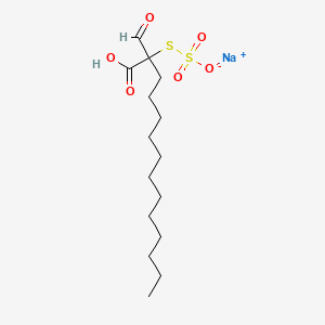 molecular formula C15H27NaO6S2 B15179571 Sodium C-dodecyl (2-(sulphonatothio)ethyl)carbamate CAS No. 85006-00-4