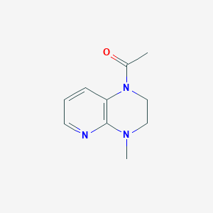 molecular formula C10H13N3O B151796 1-(4-Methyl-3,4-dihydropyrido[2,3-b]pyrazin-1(2H)-yl)ethan-1-one CAS No. 138768-66-8