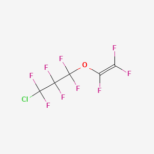 molecular formula C5ClF9O B15179611 1-Chloro-1,1,2,2,3,3-hexafluoro-3-((trifluorovinyl)oxy)propane CAS No. 80962-91-0