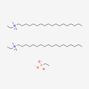 molecular formula C46H101N2O3P B15179749 Ethyldimethyl(octadecyl)ammonium ethyl phosphonate CAS No. 93963-68-9