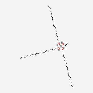 molecular formula C51H110O4Ti B15179813 Trihexadecyloxyisopropoxytitanium CAS No. 65151-13-5