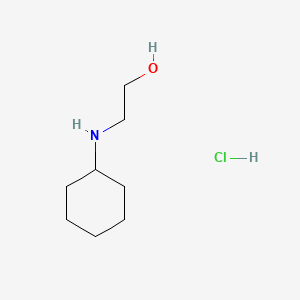 molecular formula C8H18ClNO B15179820 2-(Cyclohexylamino)ethanol hydrochloride CAS No. 50597-58-5