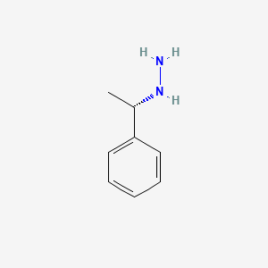 molecular formula C8H12N2 B15179854 Hydrazine, ((1S)-1-phenylethyl)- CAS No. 24292-42-0