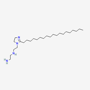 molecular formula C26H54N4 B15179876 N-(2-(4,5-Dihydro-2-nonadecyl-1H-imidazol-1-yl)ethyl)ethylenediamine CAS No. 94022-27-2