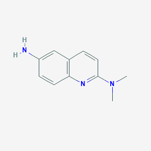 molecular formula C11H13N3 B1517993 2-N,2-N-dimethylquinoline-2,6-diamine CAS No. 914460-74-5