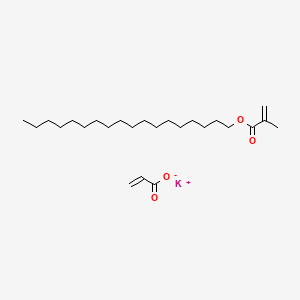 molecular formula C25H45KO4 B15179931 Potassium;octadecyl 2-methylprop-2-enoate;prop-2-enoate CAS No. 167078-11-7