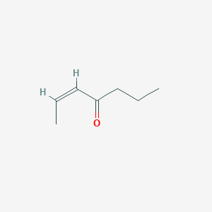 molecular formula C7H12O B15179945 2-Hepten-4-one, (2Z)- CAS No. 38397-37-4