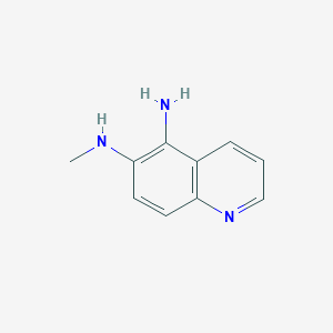 molecular formula C10H11N3 B015180 N6-Methylquinoline-5,6-diamine CAS No. 14204-98-9