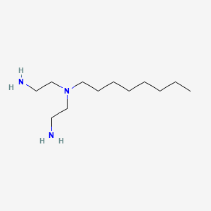 molecular formula C12H29N3 B15180003 N-(2-Aminoethyl)-N-octylethylenediamine CAS No. 93839-35-1