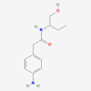 molecular formula C12H18N2O2 B1518001 2-(4-aminophenyl)-N-(1-hydroxybutan-2-yl)acetamide CAS No. 1154945-89-7