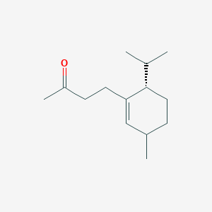 molecular formula C14H24O B15180112 6-(Isopropyl)-alpha,3-dimethylcyclohexene-1-propan-1-al CAS No. 93777-32-3