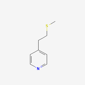 molecular formula C8H11NS B15180236 4-(2-Methylthioethyl)pyridine CAS No. 124528-30-9