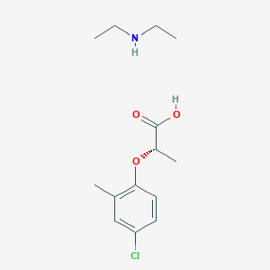 molecular formula C14H22ClNO3 B15180290 Diethylammonium (S)-2-(4-chloro-2-methylphenoxy)propionate CAS No. 97233-28-8