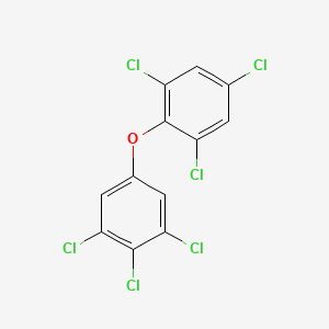 molecular formula C12H4Cl6O B15180343 2,3',4,4',5',6-Hexachlorodiphenyl ether CAS No. 727738-94-5