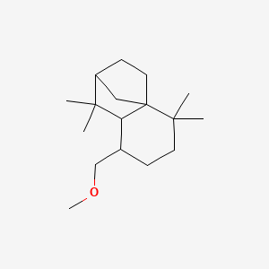 molecular formula C17H30O B15180344 Octahydro-8-(methoxymethyl)-1,1,5,5-tetramethyl-2H-2,4a-methanonaphthalene CAS No. 93777-35-6