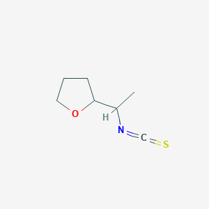 B1518048 2-(1-Isothiocyanatoethyl)oxolane CAS No. 1153129-43-1