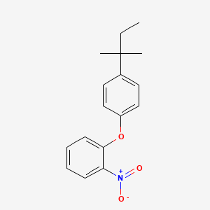 molecular formula C17H19NO3 B15180543 1-(1,1-Dimethylpropyl)-4-(2-nitrophenoxy)benzene CAS No. 93980-93-9