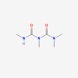 molecular formula C6H13N3O2 B15180569 N,N,N,2-Tetramethylimidodicarbonic diamide CAS No. 54070-65-4