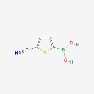 molecular formula C5H4BNO2S B151807 5-Cyanothiophene-2-boronic acid CAS No. 305832-67-1