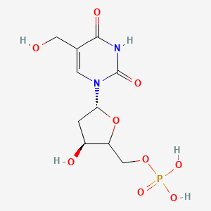 molecular formula C10H15N2O9P B15180752 5-Hydroxymethyldeoxyuridylate CAS No. 5238-86-8