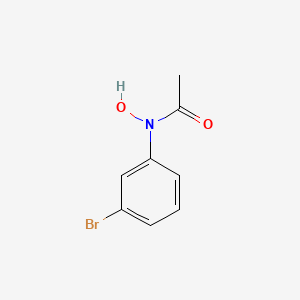 molecular formula C8H8BrNO2 B15180866 Acetamide, N-(3-bromophenyl)-N-hydroxy- CAS No. 38373-20-5