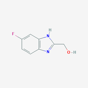 molecular formula C8H7FN2O B151809 (5-氟-1H-苯并[d]咪唑-2-基)甲醇 CAS No. 39811-07-9