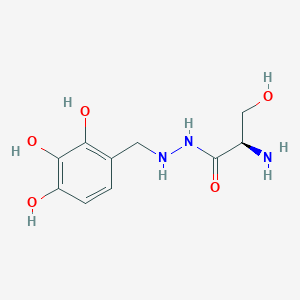 molecular formula C10H15N3O5 B15181071 Benserazide, (R)- CAS No. 212579-80-1