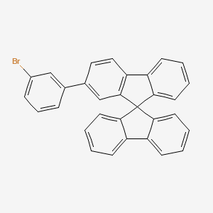 molecular formula C31H19B B1518111 2-(3-Bromophenyl)-9,9'-spirobifluorene 