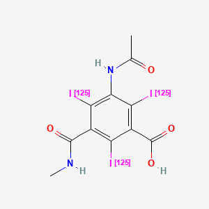 molecular formula C11H9I3N2O4 B15181112 Iothalamic Acid I-125 CAS No. 97914-42-6