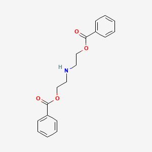molecular formula C18H19NO4 B15181241 Ethanol, 2,2'-iminobis-, dibenzoate (ester) CAS No. 47309-20-6