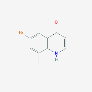 molecular formula C10H8BrNO B1518132 6-Bromo-8-methylquinoline-4-ol CAS No. 1086062-88-5