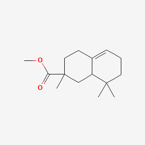 molecular formula C15H24O2 B15181339 Methyl 1,2,3,4,6,7,8,8a-octahydro-2,8,8-trimethyl-2-naphthoate CAS No. 93892-58-1